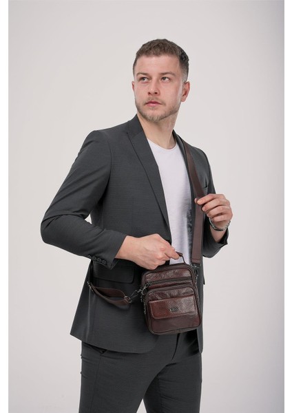 31621 Hakiki Deri Askılı Çanta