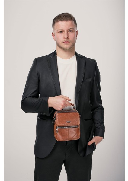 31604 Hakiki Deri Askılı Çanta