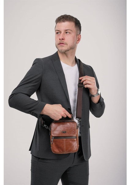 31604 Hakiki Deri Askılı Çanta