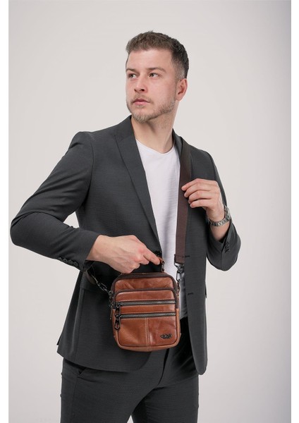 31603 Hakiki Deri Askılı Çanta