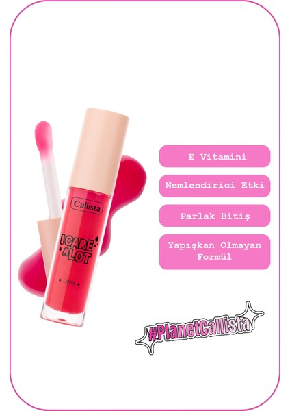 I Care A Lot Lip Oil Nemlendirici ve Parlatıcı Dudak Bakım Yağı - 10 Sweetie Pink - Pembe fiyatları