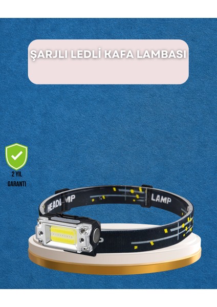 Taşınabilir Şarjlı LED Fener XPE95LM COB120LM Manyetik Gövde - FEİ7874-8516