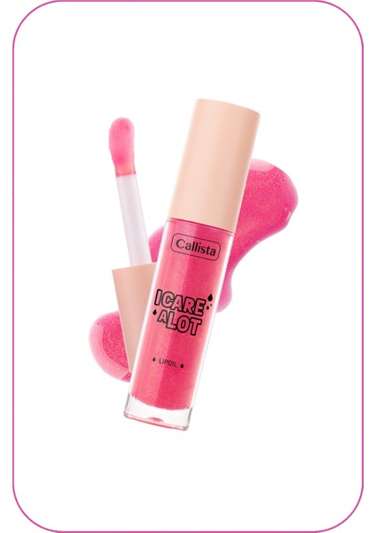 I Care A Lot Lip Oil Nemlendirici ve Parlatıcı Dudak Bakım Yağı - 20 Glow Up Pink - Pembe modelleri