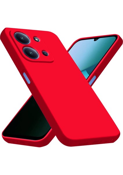 Xiaomi Redmi 15C 4g Nano Içi Kadife Silikon - KIRMIZI-(5796) - FEİ2728-4129