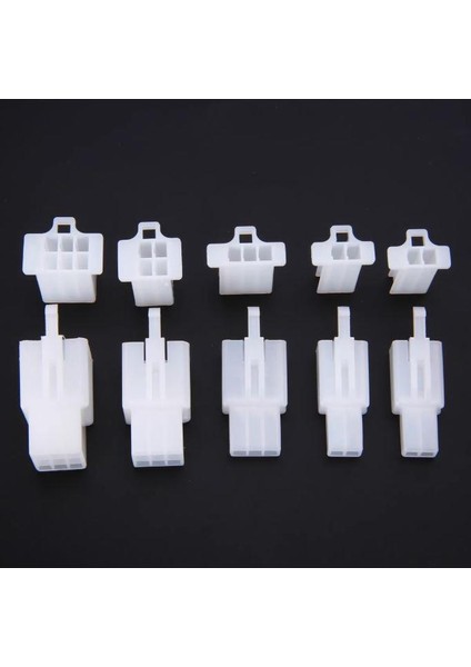 Hatfon 580 Adet Otomotiv Motor Konnektör Terminal Seti 2,8mm 2-9 Pim Takım 5 Çeşit Şeffaf Çantada modelleri