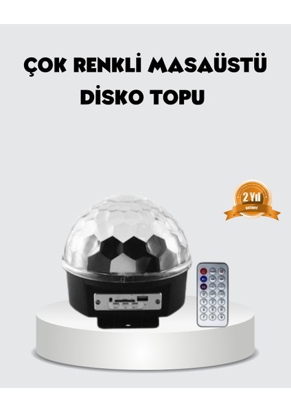 Rgb LED Disko Topu Projektör – Ev Partileri Doğum Günleri ve Eğlence Için I? - FEİ6873-319