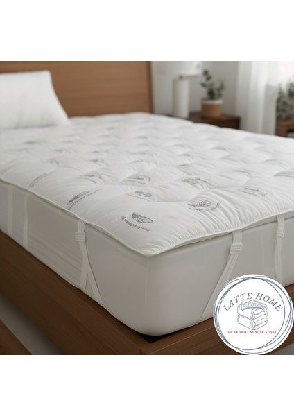 %100 Doğal Kaz Tüyü Mix Yatak Pedi – Premium Serisi | Lastikli – 90X190 / 100X200 / 120X200 / 140X200 / 150X200 / 160X200 / 180X200 – Ultra Konfor & Isı Dengesi