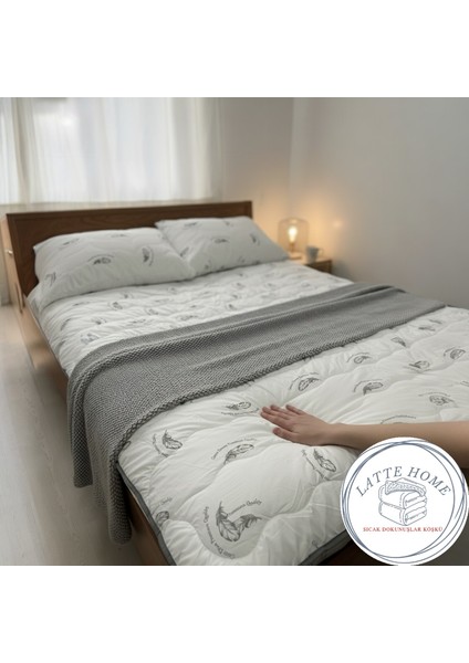 %100 Doğal Kaz Tüyü Mix Yatak Pedi – Premium Serisi | Lastikli – 90X190 / 100X200 / 120X200 / 140X200 / 150X200 / 160X200 / 180X200 – Ultra Konfor & Isı Dengesi