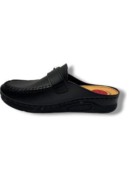 1503-26 Deri Anatomik Taban Kadın Terlik modelleri