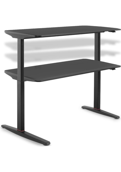 U-Do Sit&stand Yükseklik Ayarlı Kumandalı Çalışma Masası - Hdf Toz Boya Siyah fiyatları