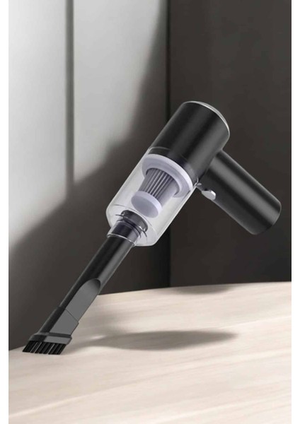 Üflemeli Güçlü Vakumlu Ev Ofis Araç Süpürgesi El Süpürgesi Şarjlı - FEİ9994-9453 fırsatları