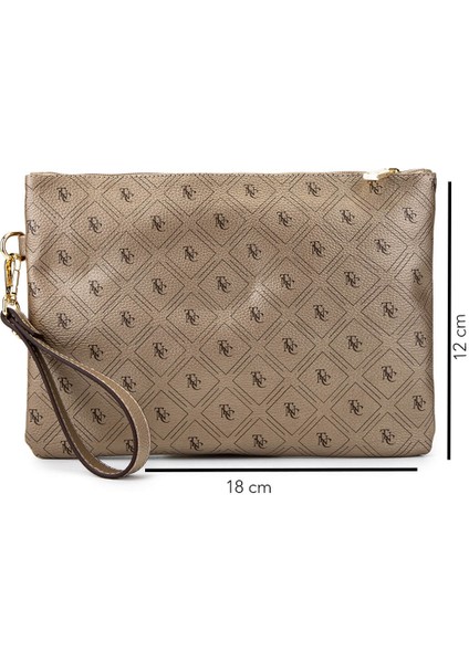 Kadın Suni Deri Altın Desen Clutch Çanta 743 2337 Bn Cnt SK25-26 Altın Gfrj fiyatları