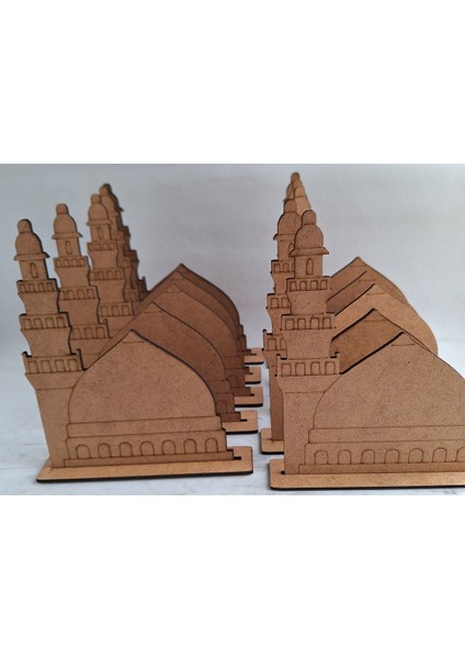 10 Adet Ahşap Mescidi Nebevi Boyama Seti, Dini Aktivite ve Etkinlik Malzemesi fiyatları