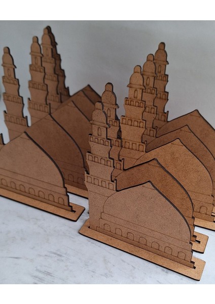 10 Adet Ahşap Mescidi Nebevi Boyama Seti, Dini Aktivite ve Etkinlik Malzemesi indirimleri