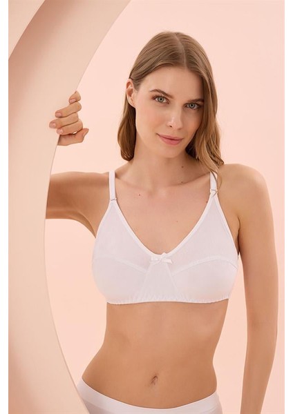 Arias Closet Beyaz Penye Minimizer Toparlayıcı Sütyen