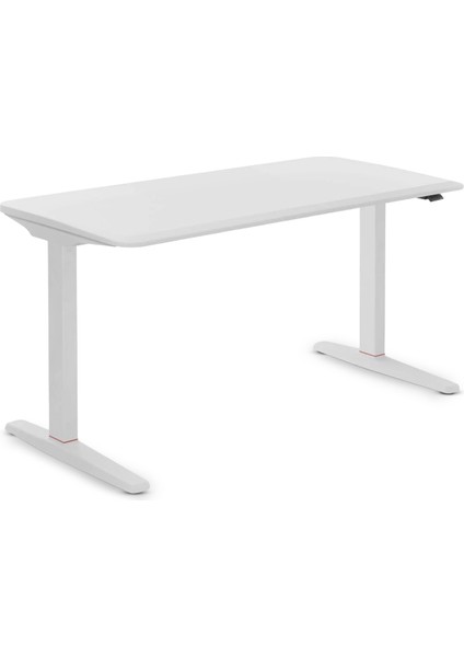 U-Do Sit&stand Yükseklik Ayarlı Kumandalı Çalışma Masası - Hdf Toz Boya Beyaz