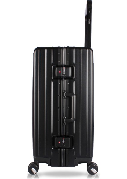 Luna Pc Policarbon 2'li Valiz Seti (Kabin ve Orta) Siyah indirimleri