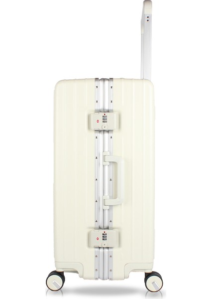 Luna Pc Policarbon 2'li Valiz Seti (Kabin ve Orta) Krem indirimleri