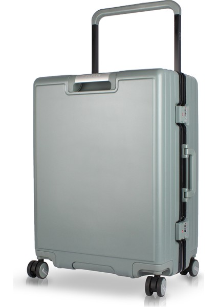 Luna Pc Policarbon Orta Boy Valiz Kuvars Gri