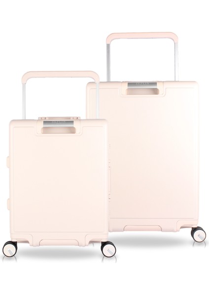 Luna Pc Policarbon 2'li Valiz Seti (Kabin ve Orta) Pembe fiyatları