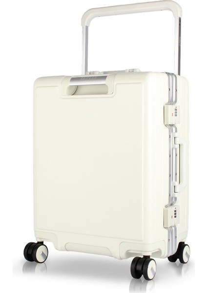 Luna Pc Policarbon Kabin Boy Valiz Krem