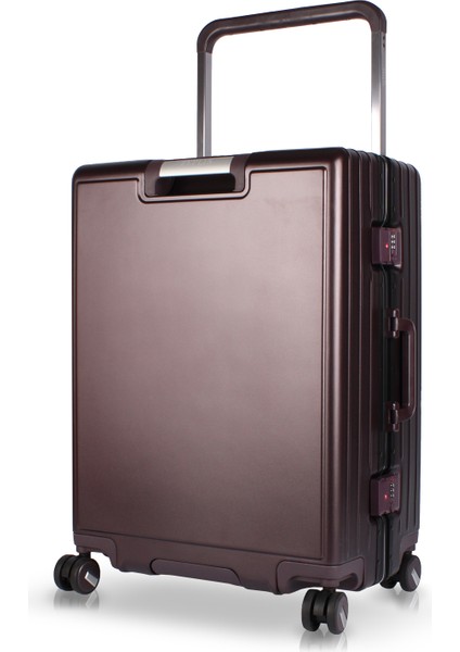 Luna Pc Policarbon Orta Boy Valiz Mor