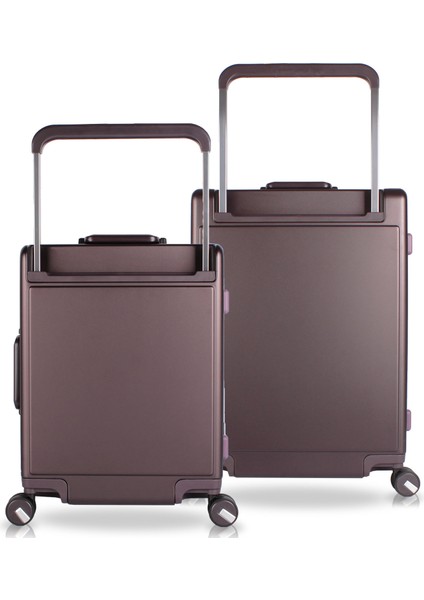 Luna Pc Policarbon 2'li Valiz Seti (Kabin ve Orta) Mor fırsatları