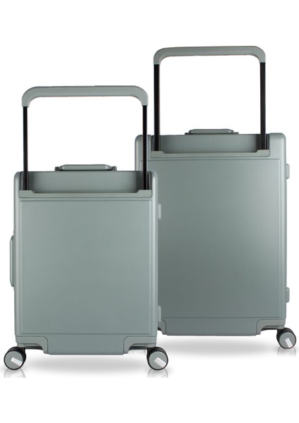Luna Pc Policarbon 2'li Valiz Seti (Kabin ve Orta) Kuvars Gri fırsatları