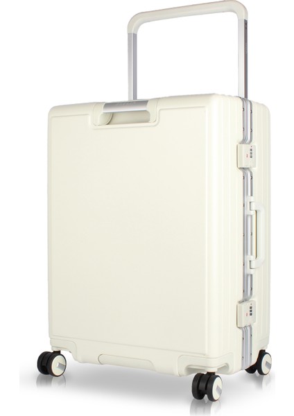 Luna Pc Policarbon Orta Boy Valiz Krem