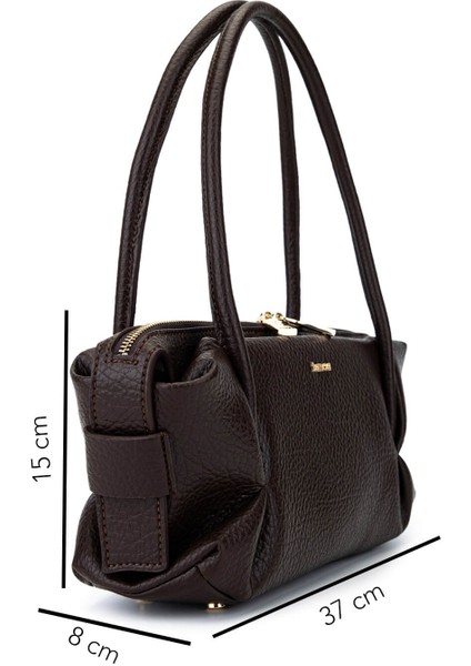 Kadın Suni Deri Kahverengi Kol Çantası 1178 4009 Bn Cnt SK25-26 Kahve Fltr fiyatları