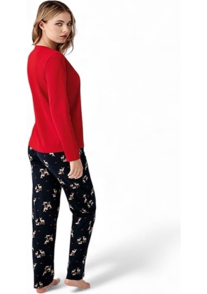 %100 Pamuk Geyik Desen Bayan Pijama Takım fiyatları