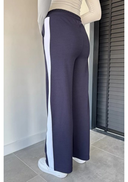 Kadın Yüksek Bel Yan Şeritli Bel Lastikli Palazzo Eşofman Altı P-00019375 modelleri