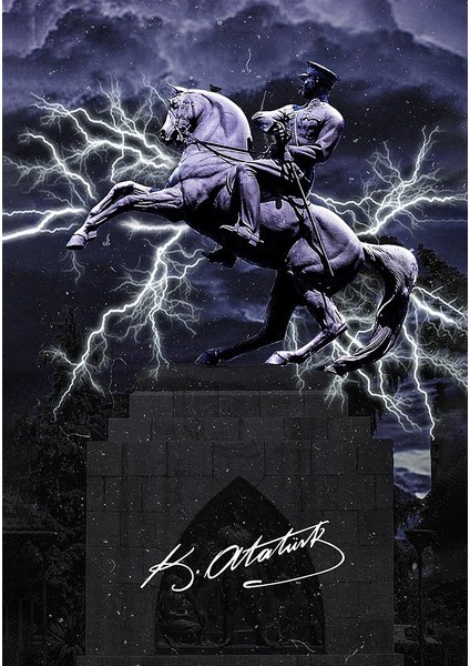 Atatürk Kanvas Tablosu 124 fiyatları