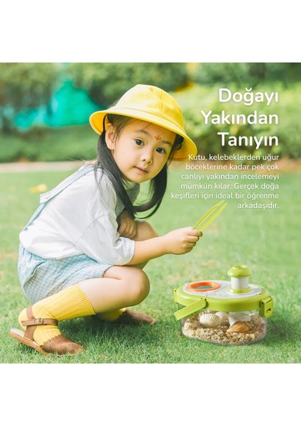 Mini Kaşif Gözlem Kutusu – Büyüteçli Doğa Keşif Seti