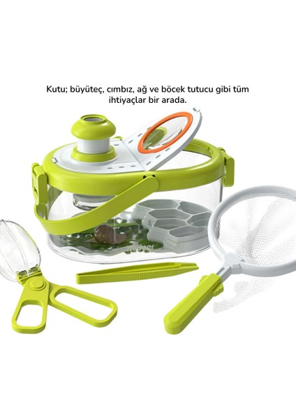 Mini Kaşif Gözlem Kutusu – Büyüteçli Doğa Keşif Seti