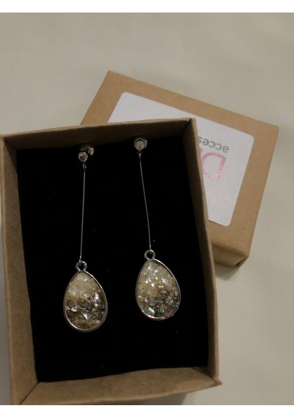 Sitrin Görünümlü Sallantılı Damla Küpe modelleri