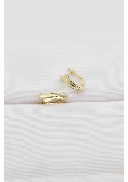 Stil Incisi/xupıng Jewelry Minimal Zirkon Taşlı Küpe modelleri