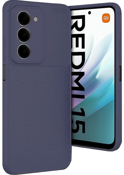 Xiaomi Redmi 15 4g Auto Focus Karbon Kapak - LACIVERT-(5796) - FEİ9259-7487