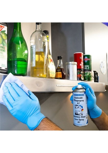 Paslanmaz Çelik Bakım Spreyi A7, Nsf Onaylı Gıda Sektörü