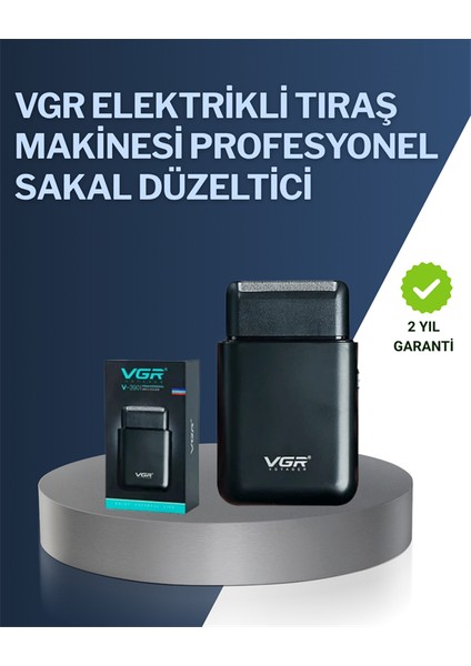 5 w Güçlü USB Şarjlı Sakal Şekillendirici – Iki Başlıklı Su Geçirmez - FEİ2074-926