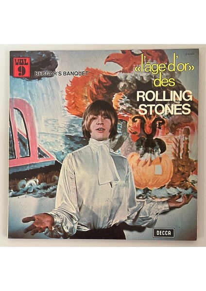 The Rolling Stones L'âge D'or Des Rolling Stones Vol 9 Beggars Banquet Lp Plak (Orjinal 1973 Dönem Fransa Baskı Plak)