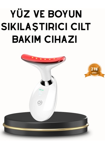 Boyun ve Gıdı Toparlayıcı Ems Cilt Sıkılaştırıcı 7000 Titreşim Isı Terap - FEİ7552-179