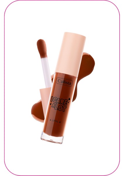 I Care A Lot Lip Oil Nemlendirici ve Parlatıcı Dudak Bakım Yağı - 50 Milky Caramel - Kahverengi modelleri