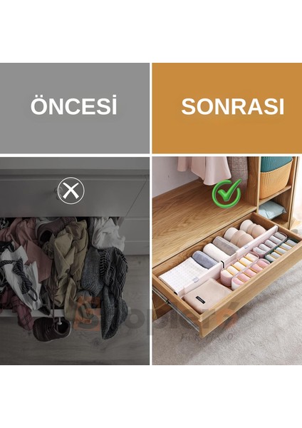 Büyük Boy Ayarlı Çekmece Ayırıcı indirimleri