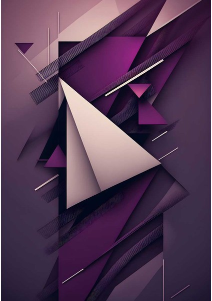 Mor Geometrik Vizyon Kanvas Tablo Duvar Resim fiyatları