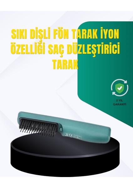 Taşınabilir Saç Düzleştirici Tarak – Termostat Kontrollü - FEİ8012-5981