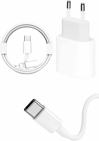 15/pro/pro Max 25W Ios Uyumlu Hızlı Şarj Aleti Adaptörlü Beyaz - FEİ2683-7509