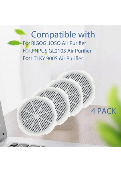 Rıgoglıoso Jınpus GL2103 Ltlky 900S Için 4 Adet Filtre Uyumlu (Yurt Dışından) modelleri