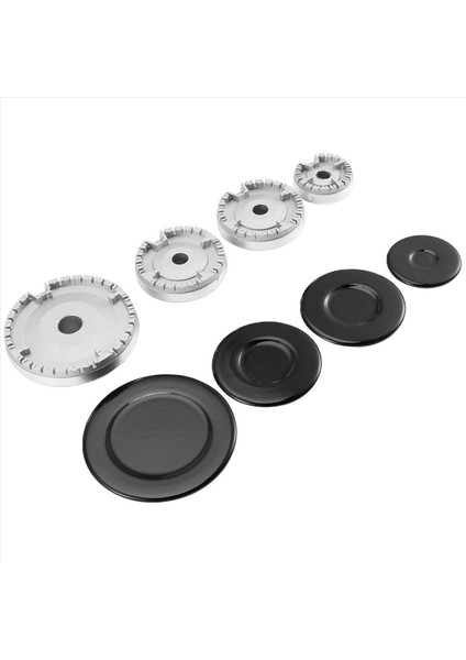 Sabaf Için Ocak Şapkası Seti, Ocak Kapağı, Fırın Gazlı Ocak Brülör Taç Alev Kapağı (Yurt Dışından) fırsatları