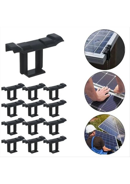 50 Adet 30 mm Güneş Paneli Su Drenaj Klipsi Durgun Su Tozunu Giderir (Yurt Dışından)